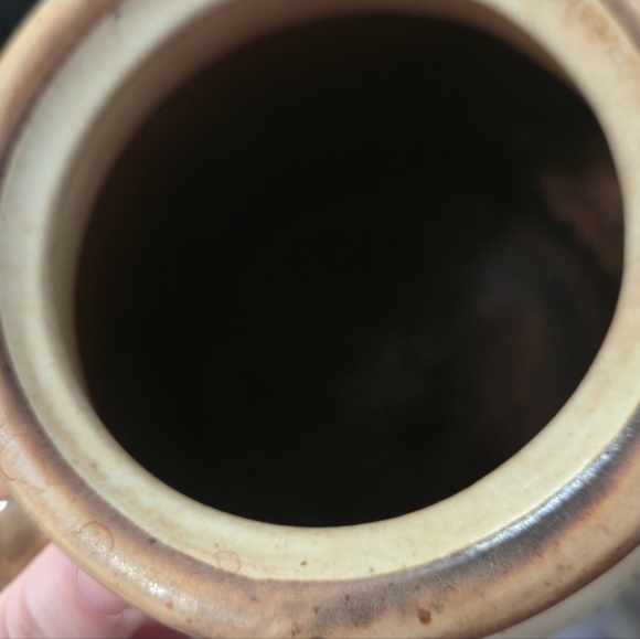 Vintage Speckled Stoneware Teapot Boho Retro 70s Hand Painted Tea Pot - Picture 6 of 10